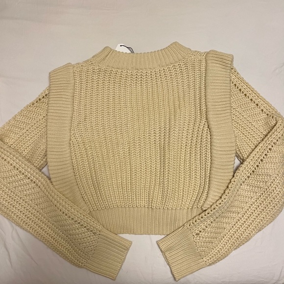 English Factory Cream Knit Sweater - Picture 4 of 4